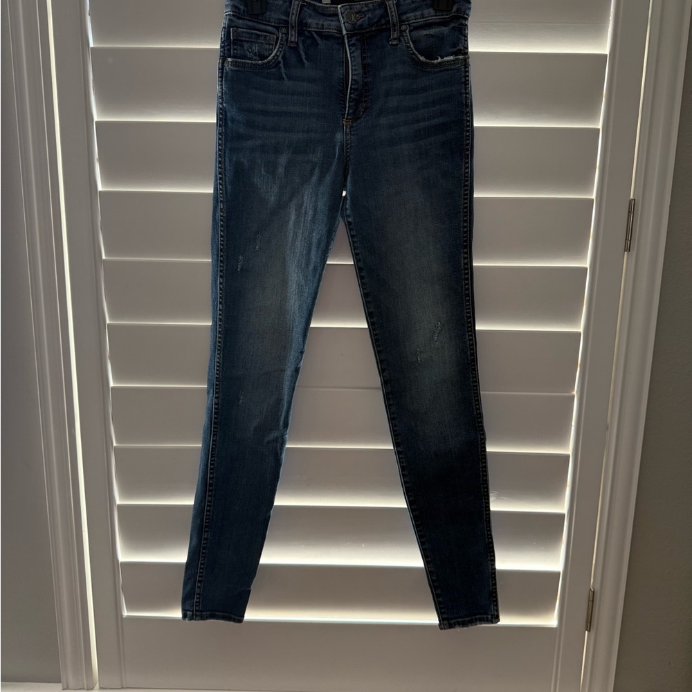 Kut from the Kloth High Rise Dark Blue Skinny Jeans